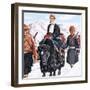 The Young Dalai Lama Fleeing the Chinese-John Keay-Framed Premium Giclee Print