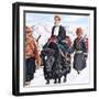 The Young Dalai Lama Fleeing the Chinese-John Keay-Framed Premium Giclee Print