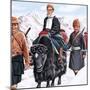 The Young Dalai Lama Fleeing the Chinese-John Keay-Mounted Premium Giclee Print