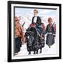 The Young Dalai Lama Fleeing the Chinese-John Keay-Framed Giclee Print