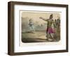 The Young David Challenges the Mighty Goliath-null-Framed Photographic Print