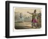 The Young David Challenges the Mighty Goliath-null-Framed Photographic Print