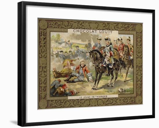 The Young De Thianges, French Soldier-null-Framed Giclee Print
