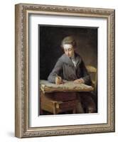 The Young Draughtsman, Portrait of Carle Vernet at the Age of 14 by Nicolas Bernard Lepicie-null-Framed Giclee Print