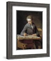 The Young Draughtsman, Portrait of Carle Vernet at the Age of 14 by Nicolas Bernard Lepicie-null-Framed Giclee Print