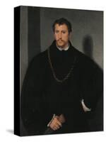 The Young Englishman-Titian (Tiziano Vecelli)-Stretched Canvas