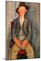 The Young Farmer, 1918-Amedeo Modigliani-Mounted Giclee Print