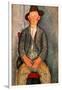 The Young Farmer, 1918-Amedeo Modigliani-Framed Giclee Print