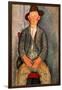 The Young Farmer, 1918-Amedeo Modigliani-Framed Giclee Print