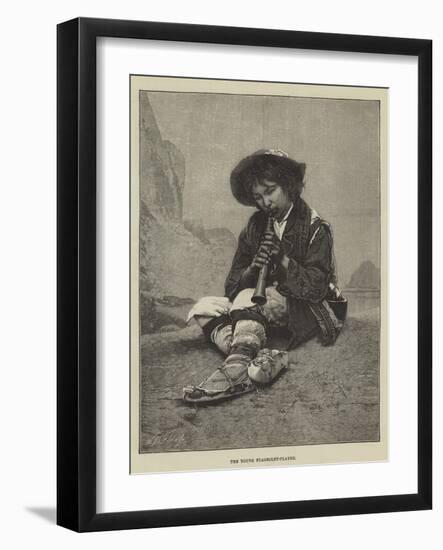 The Young Flageolet-Player-null-Framed Giclee Print