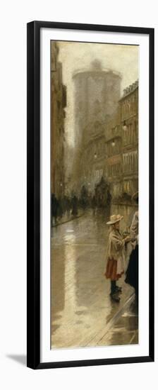 The Young Flower Vendor-Paul Fischer-Framed Premium Giclee Print