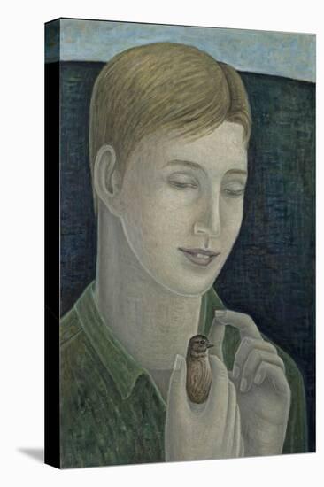 The Young Francis (Boy Holding Bird), 2015-Ruth Addinall-Stretched Canvas