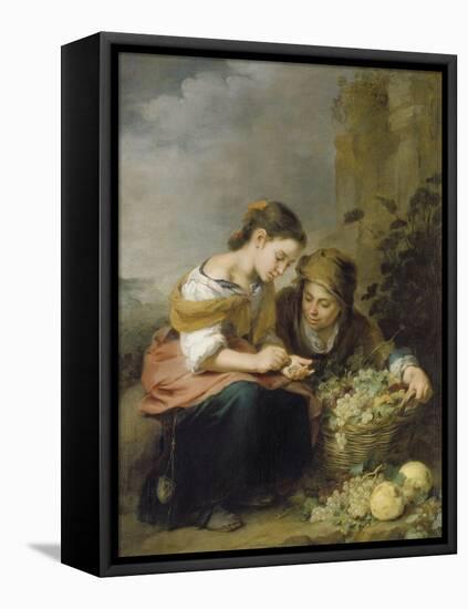 The Young Fruit Merchant, about 1670/75-Bartolomé Estéban Murillo-Framed Stretched Canvas