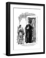 The Young Galileo and Ostilio Ricci-null-Framed Giclee Print