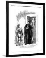 The Young Galileo and Ostilio Ricci-null-Framed Giclee Print