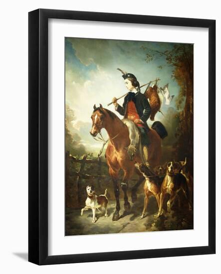 The Young Gamekeeper-Alfred Dedreux-Framed Giclee Print