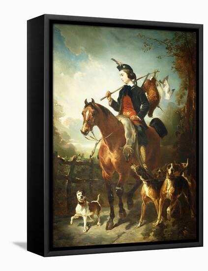 The Young Gamekeeper-Alfred Dedreux-Framed Stretched Canvas