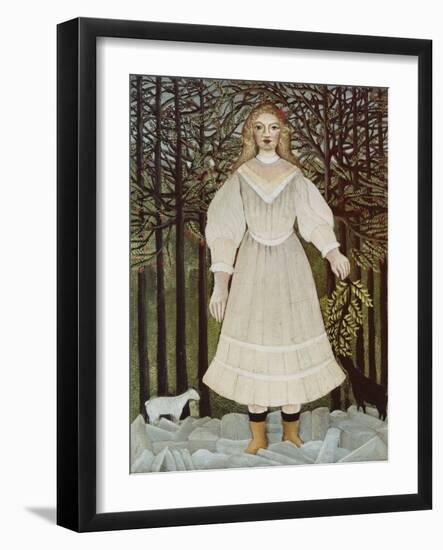 The Young Girl, 1893/95-Henri Rousseau-Framed Giclee Print