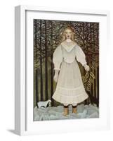 The Young Girl, 1893/95-Henri Rousseau-Framed Giclee Print