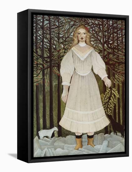 The Young Girl, 1893/95-Henri Rousseau-Framed Stretched Canvas