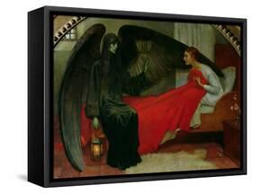 The Young Girl and Death, c.1900-Marianne Stokes-Framed Stretched Canvas