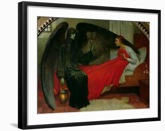 The Young Girl and Death, c.1900-Marianne Stokes-Framed Giclee Print