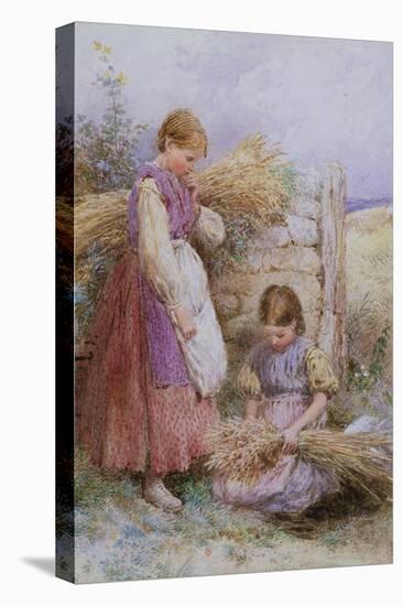 The Young Gleaners-Myles Birket Foster-Stretched Canvas