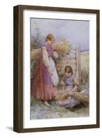 The Young Gleaners-Myles Birket Foster-Framed Giclee Print