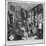 The Young Heir Takes Possession of the Miser's Effects, Plate I from 'A Rake's Progress', 1735-William Hogarth-Mounted Premium Giclee Print