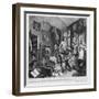 The Young Heir Takes Possession of the Miser's Effects, Plate I from 'A Rake's Progress', 1735-William Hogarth-Framed Giclee Print