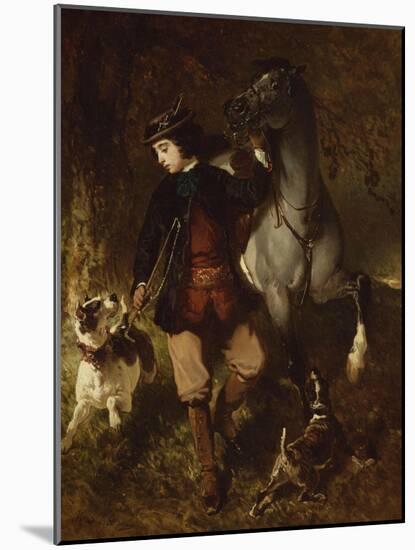 The Young Horseman-Alfred De Dreux-Mounted Giclee Print