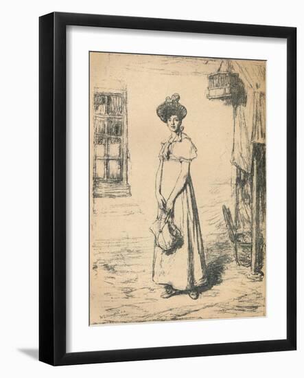 'The Young Housewife Study', c1878-William Quiller Orchardson-Framed Giclee Print