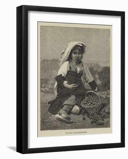 The Young Italian Fruit-Seller-null-Framed Giclee Print