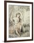 The Young John the Baptist with the Lamb in a Rocky Landscape-Bartolome Esteban Murillo-Framed Giclee Print