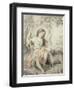 The Young John the Baptist with the Lamb in a Rocky Landscape-Bartolome Esteban Murillo-Framed Giclee Print