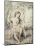 The Young John the Baptist with the Lamb in a Rocky Landscape-Bartolome Esteban Murillo-Mounted Giclee Print