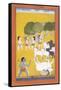 The Young Krishna Kills the Demon Vatsasura-null-Framed Stretched Canvas