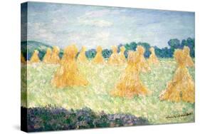 The Young Ladies of Giverny, Sun Effect, 1894-Claude Monet-Stretched Canvas