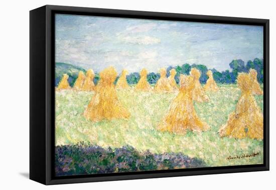 The Young Ladies of Giverny, Sun Effect, 1894-Claude Monet-Framed Stretched Canvas