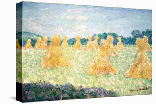The Young Ladies of Giverny, Sun Effect, 1894-Claude Monet-Stretched Canvas