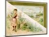 The Young Laundress, Bon Marché Promotional Card, C.1900-null-Mounted Giclee Print