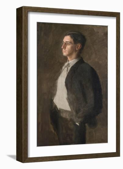 The Young Man (Portrait of Kern Dodge) C.1898-1902 (Oil on Canvas)-Thomas Cowperthwait Eakins-Framed Giclee Print