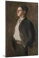 The Young Man (Portrait of Kern Dodge) C.1898-1902 (Oil on Canvas)-Thomas Cowperthwait Eakins-Mounted Giclee Print