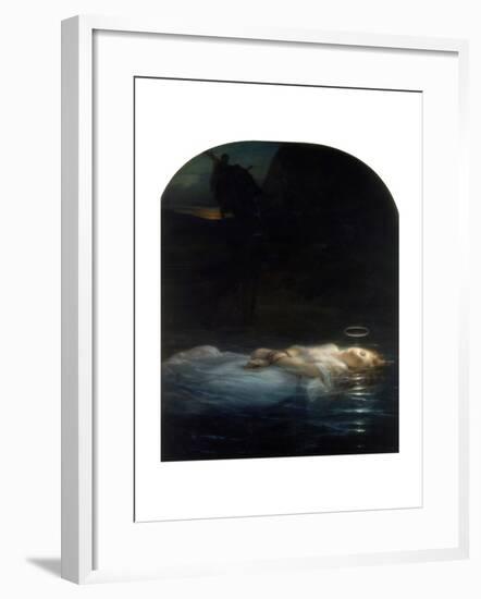 The Young Martyr, 1855-Paul Delaroche-Framed Giclee Print