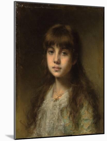 The Young Model-Alexei Alexevich Harlamoff-Mounted Giclee Print