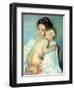 The Young Mother-Mary Cassatt-Framed Giclee Print