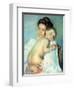 The Young Mother-Mary Cassatt-Framed Giclee Print