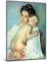 The Young Mother-Mary Cassatt-Mounted Giclee Print