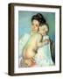 The Young Mother-Mary Cassatt-Framed Giclee Print