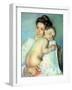 The Young Mother-Mary Cassatt-Framed Giclee Print